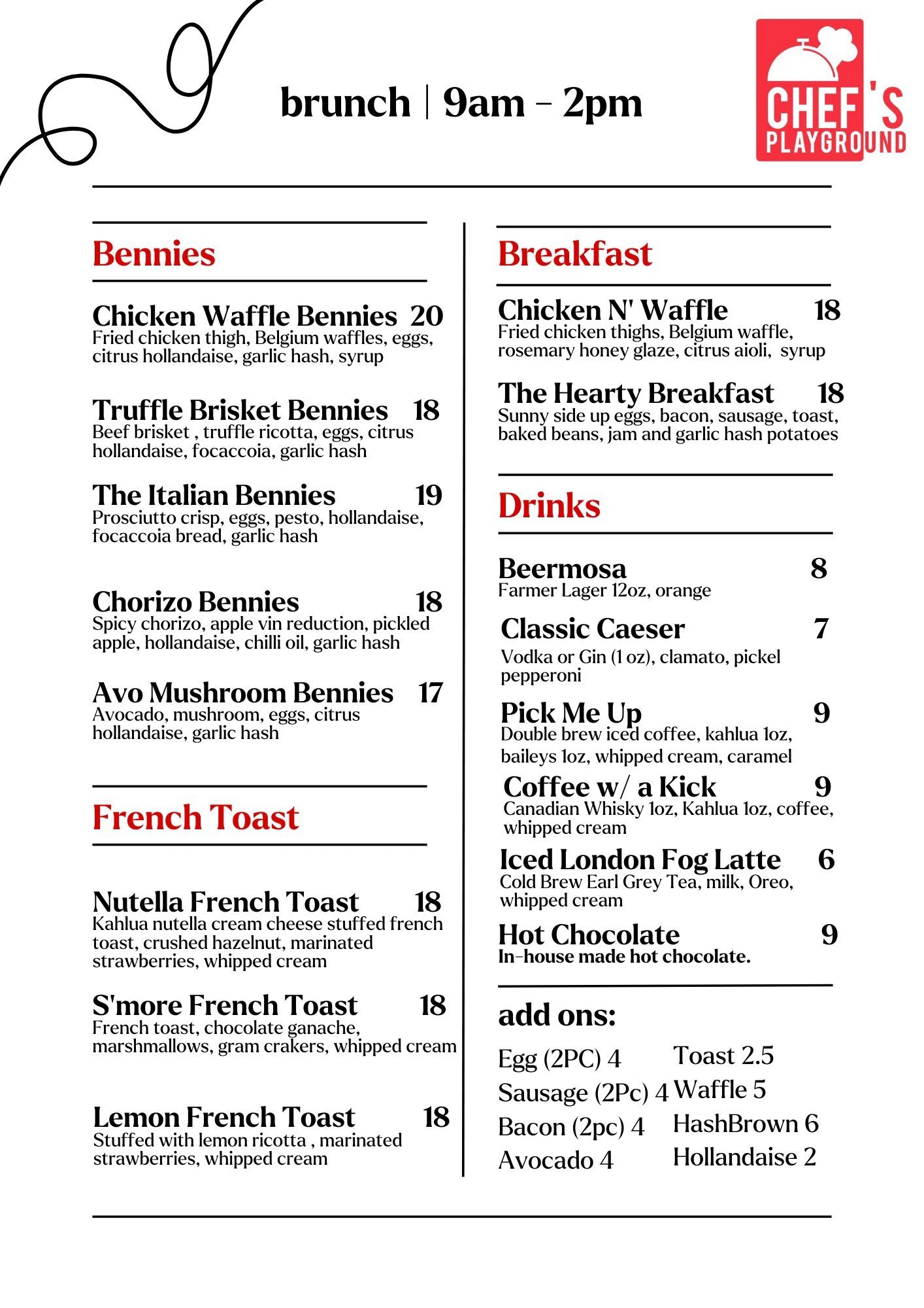 Chef S Playground Eatery